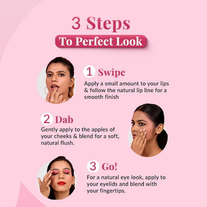 Olivia Tints & Tones For Lip, Cheek & Eye Lip Balm - Caramel Laughter