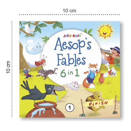 Jolly Kids A Collection of Aesop's Fables 6 in 1 Combo Moral Stories Books for Children| Ages 3-6 Years| Set of 2