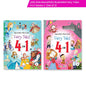 Jolly Kids Beautifully Illustrated Fairy Tales 4 in 1 Books C Set of 2| Ultimate Collection of Bedtime Megical Stories For Children Ages 3-8 Years