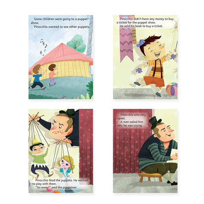 Jolly Kids Beautifully Illustrated Fairy Tales Books C Set of 4 Combo Storytelling Books For Kids Ages 3-8 Years