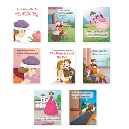 Jolly Kids Beautifully Illustrated Fairy Tales Books G Set of 16 For Kids Ages 3-8 Years| Combo Storytelling Books