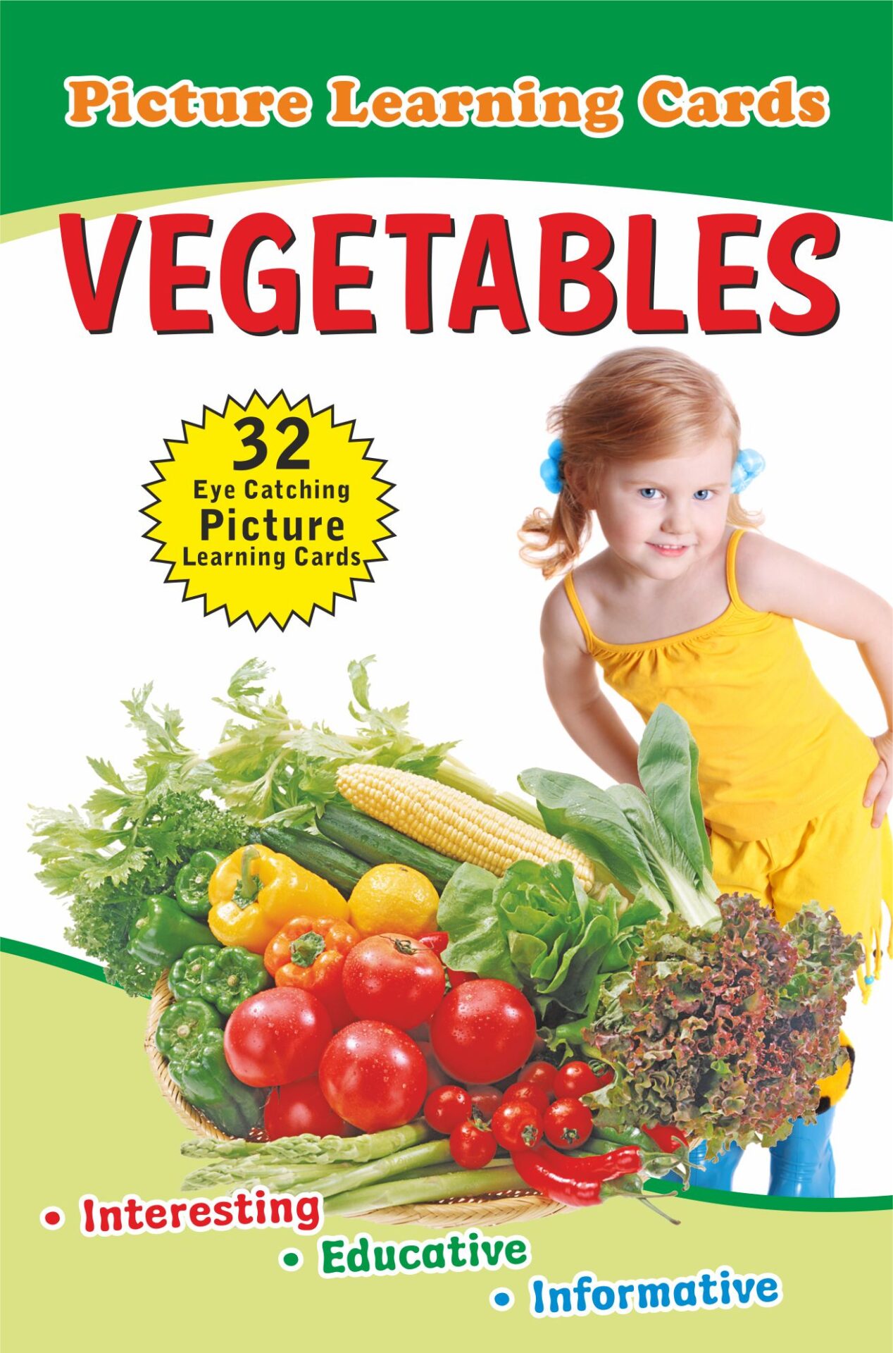 Jolly Kids Flash Card - Vegetables