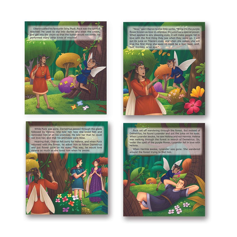 Shakespeare for Young Minds: Jolly Kids' Illustrated Stories Combo Set of 12 Ages 6-12 Years| Family Bonding through Classics Educational Literature