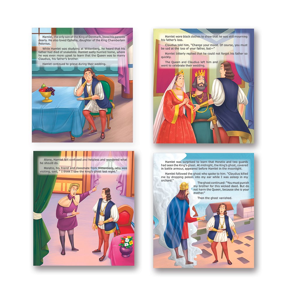 Shakespeare for Young Minds: Jolly Kids' Illustrated Stories Combo Set of 12 Ages 6-12 Years| Family Bonding through Classics Educational Literature