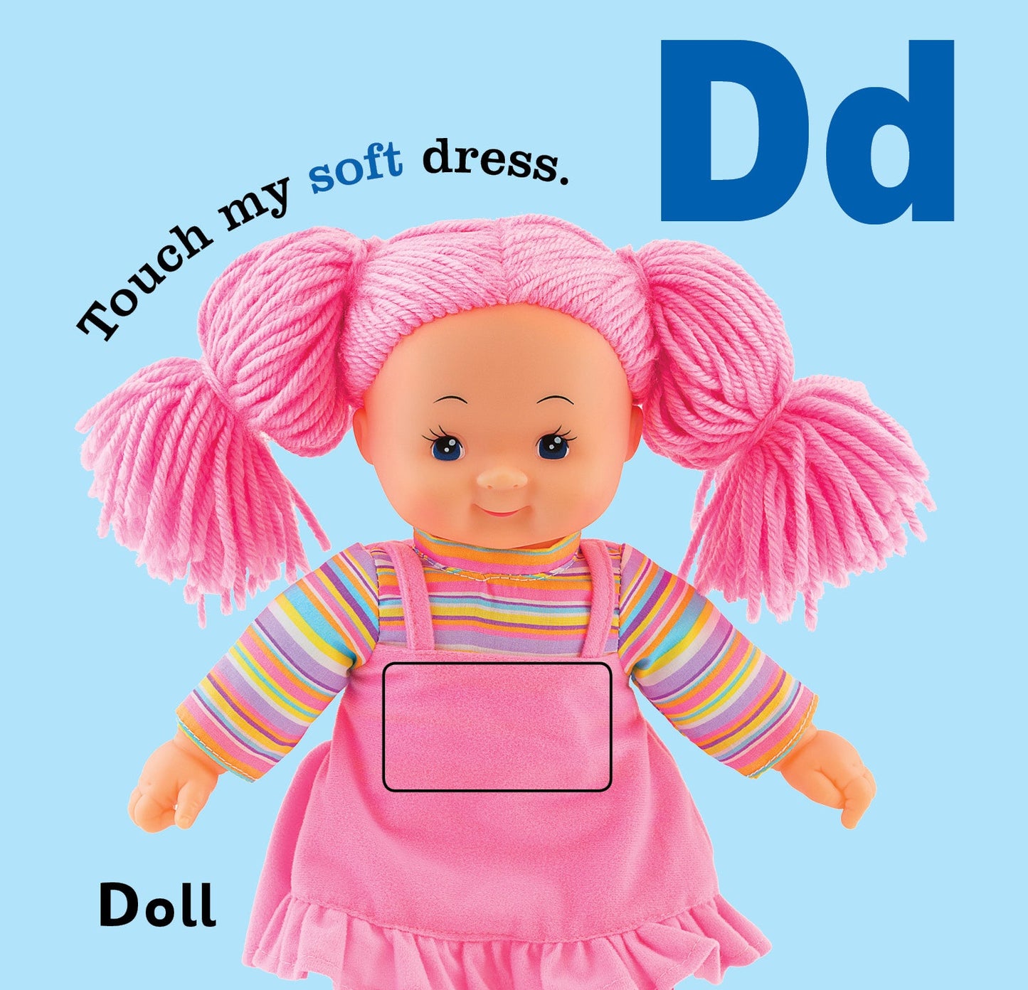 Jolly Kids Touch and Feel ABC Picture Book for Kids Ages 1-4 Years| Board Book|Alphabet Picture Book