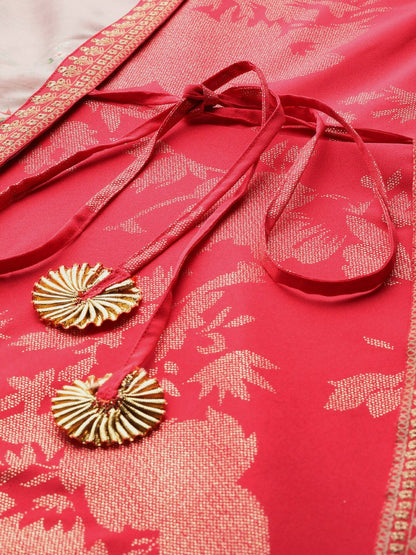 Ahalyaa Women's Traditional wear Ethnic Dress - Red