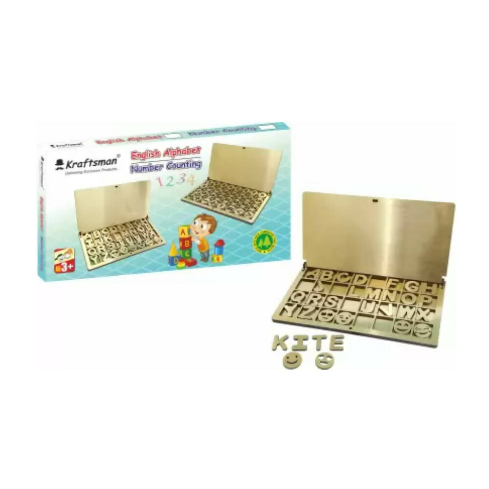 Kraftsman Wooden Portable Maths Number Counting Learning Game | Educational Toys | Montessori Games