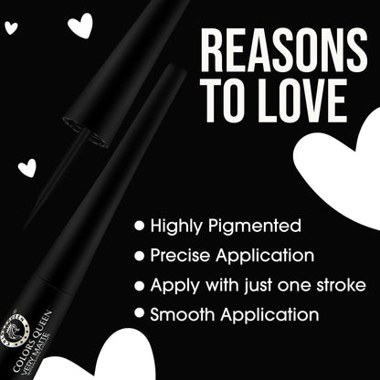 Colors Queen Very Matte Waterproof Eyeliner