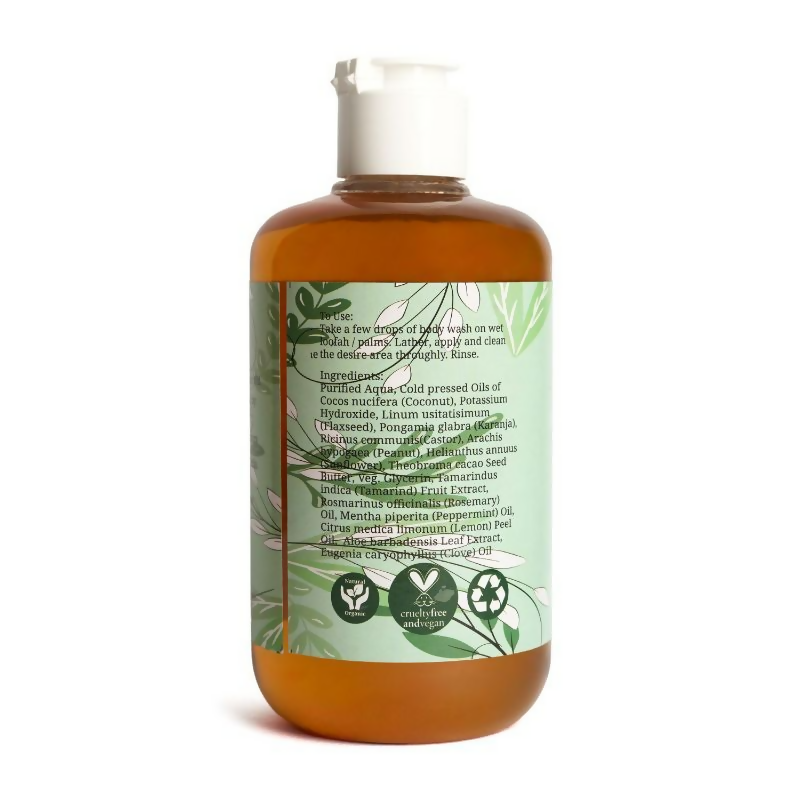 Rustic Art Organic Rosemary Peppermint Organic Body Wash