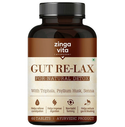Zingavita Gut Re-Lax Tablets for Natural Detox