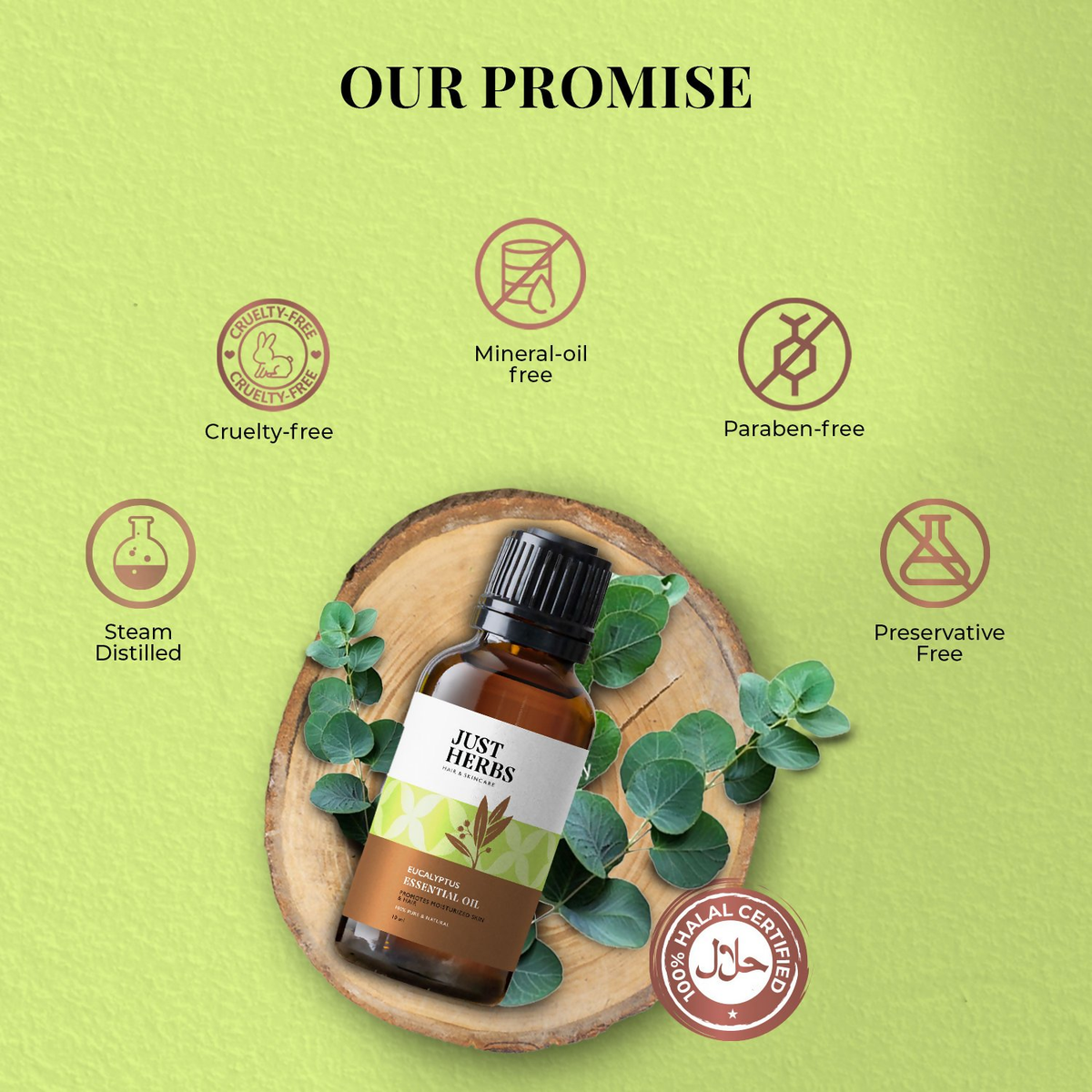 Just Herbs Eucalyptus Essential Oil