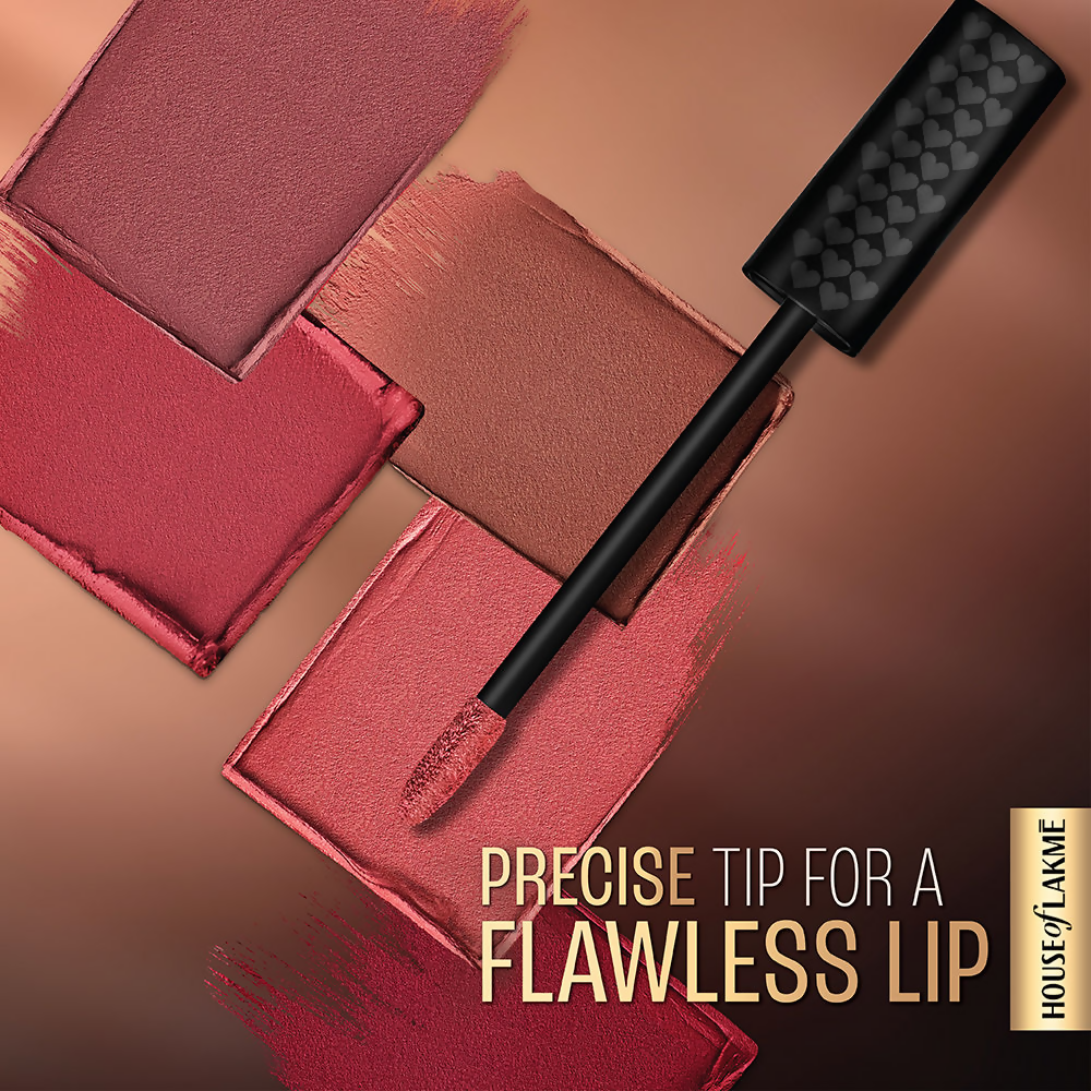 Lakme Xtraordin-Airy Velvet Matte Lip Mousse - The One Red