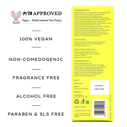 Hyphen Double Shot Face Serum with 18% Brightening & 20% Collagen