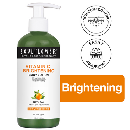Soulflower Vitamin C Brightening Body Lotion