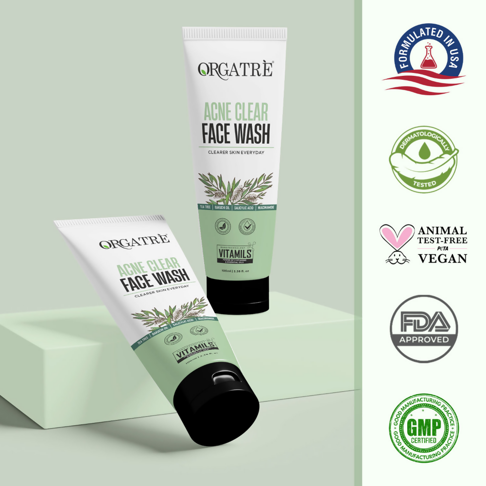 Orgatre Acne Clear Face Wash