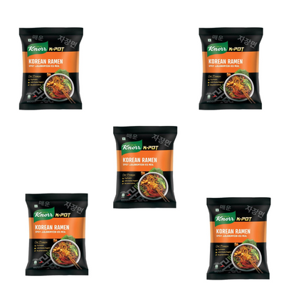 Knorr Korean Ramen Spicy Jjajangmyeon Instant Noodles