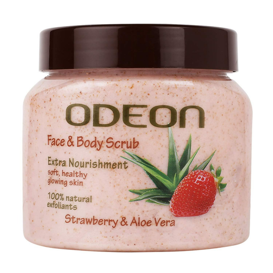 Odeon Strawberry & Aloe Vera Face and Body Scrub