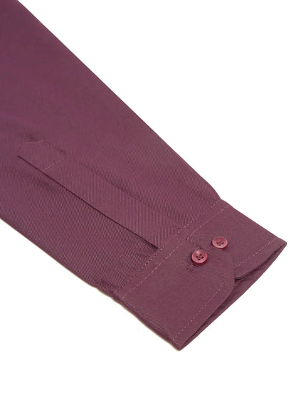 Jompers Men's Purple Solid Cotton Short Kurta - Wine