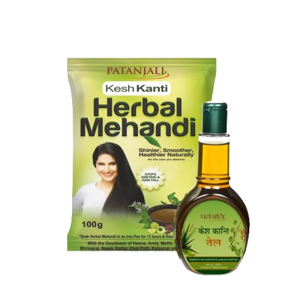 Patanjali Kesh Kanti Herbal Mehandi & Hair Oil
