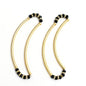 Mominos Fashion Kamal Johar Gold-Polished Beads Anklets