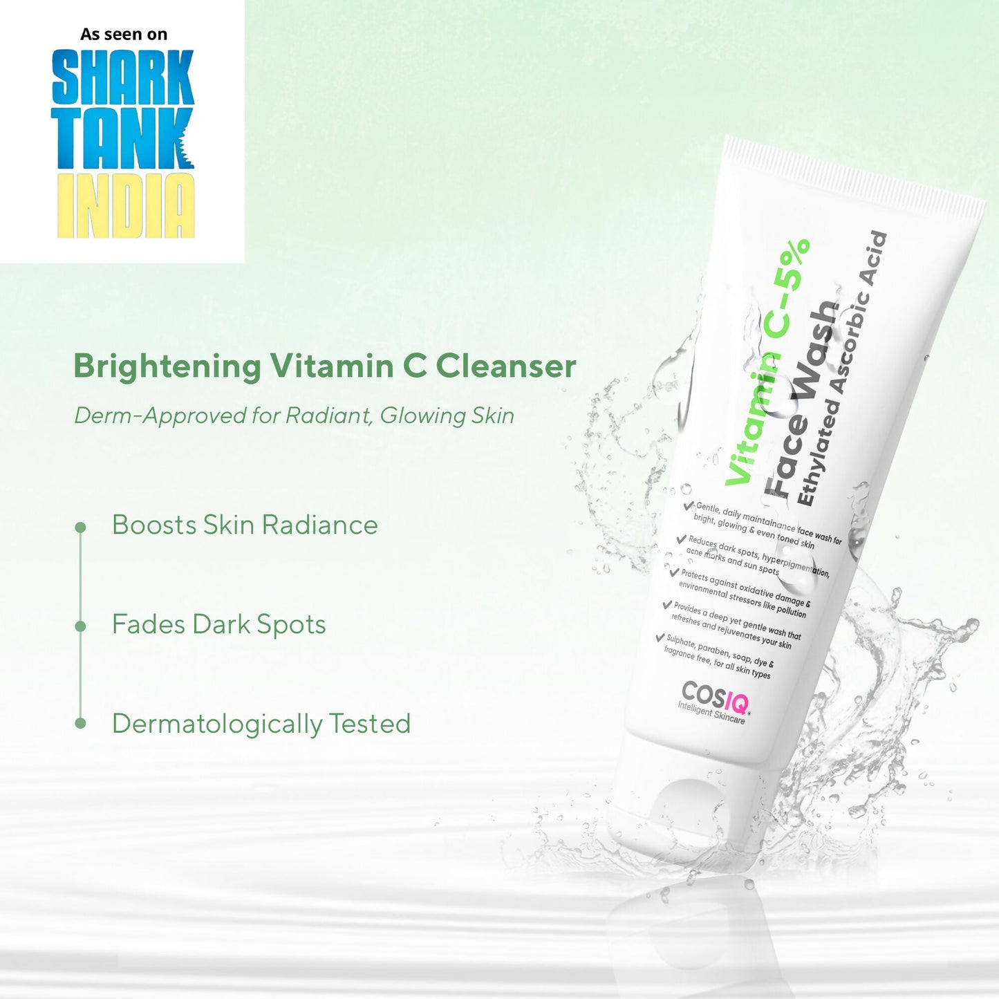 Cos-IQ Vitamin C-5% Brightening and Glow Face Wash