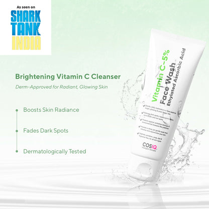 Cos-IQ Vitamin C-5% Brightening and Glow Face Wash