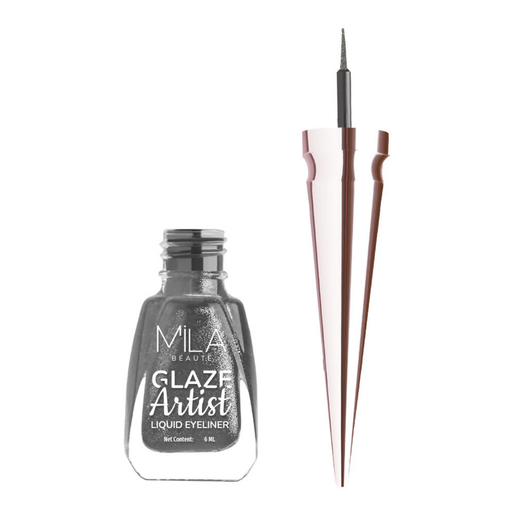 Mila Beaute Glaze Artist Waterproof & Smudge Proof Eyeliner - Magical Grey