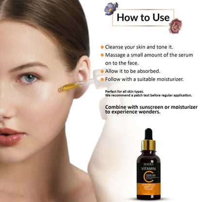Matra Vitamin C Ultra Glow Serum Helps Lightening Complexion & Delays Aging