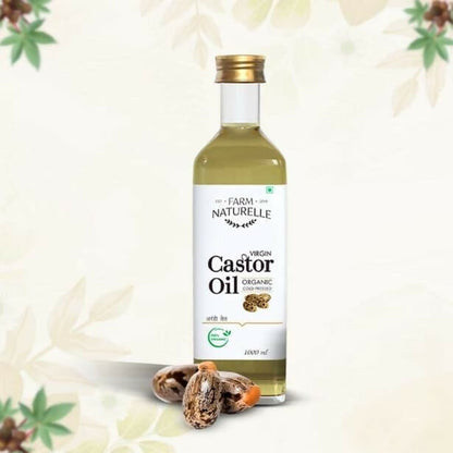 Farm Naturelle Pressed Castor Oil – Natural Care for Glowing Skin & Healthy Hair