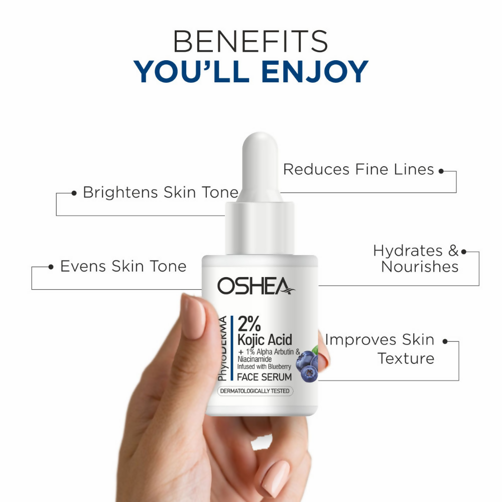 Oshea Herbals Phytoderma 2% Kojic Acid With 1% Alpha Arbutin & Niacinamide Face Serum