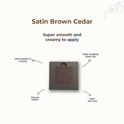 Disguise Satin Smooth Eyeshadow Squares - Brown Cedar 213