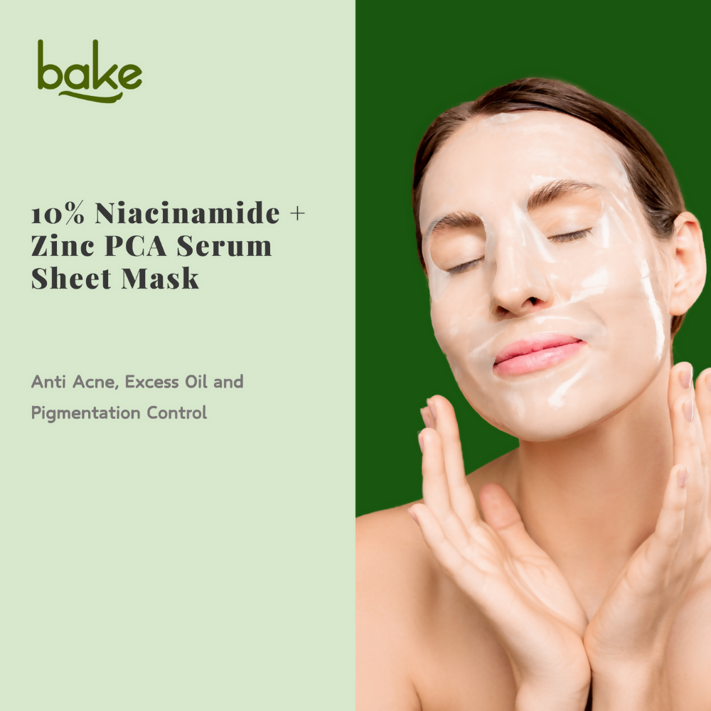 Bake 10% Niacinamide + Zinc PCA Serum Sheet Mask