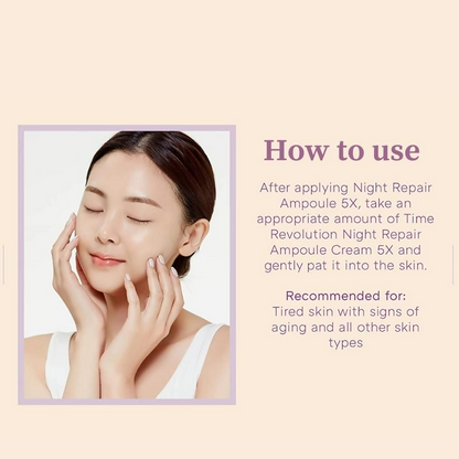 Missha Time Revolution Night Repair Ampoule Cream 5x
