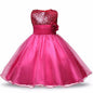 Asmaani Baby Girl's Pink Satin A-Line Maxi Full Length Dress (AS-DRESS-22042)