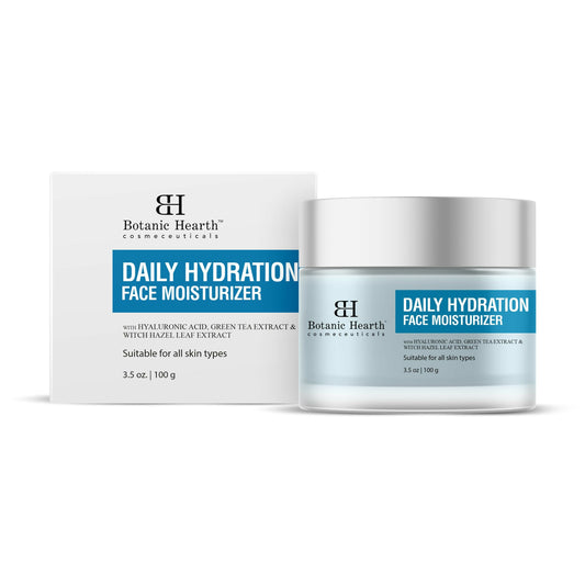 Botanic Hearth Daily Hydration Moisturizer for Face with Hyaluronic Acid & Green Tea Extract