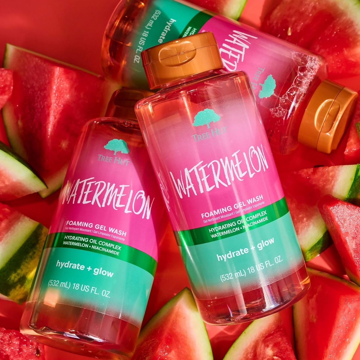Tree Hut Watermelon Nourishing, Moisturizing & Hydrating Foaming Gel