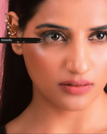 Ammoha Cosmetics Black waterproof Kohl Pencil