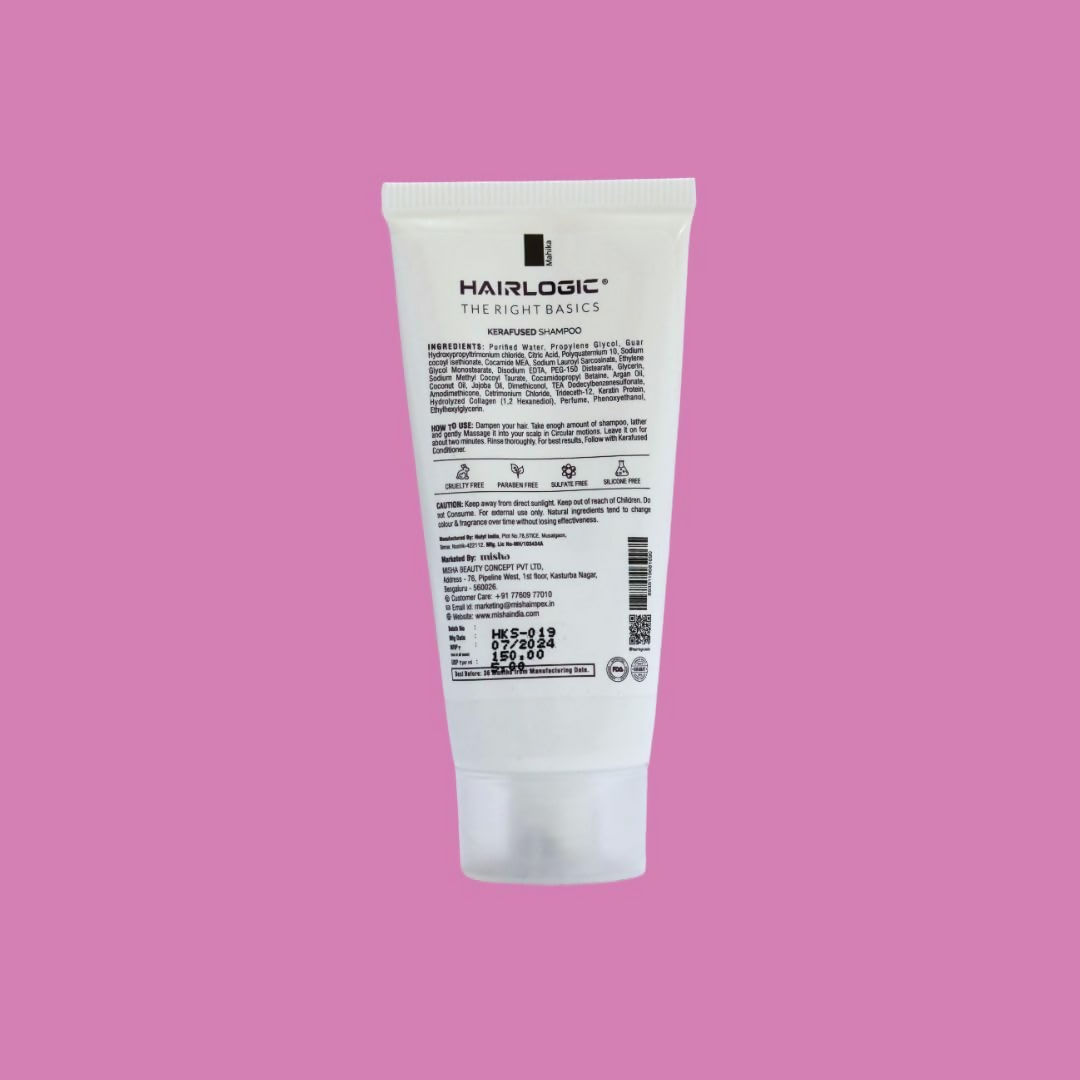 Hair Logic Kerafused Shampoo For Frizzy Hair Ideal for Men & Women