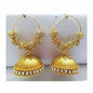 Yellow with Gold Color Beads Earrings