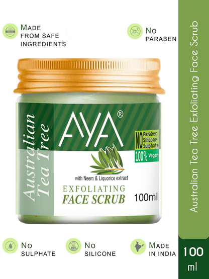 AYA Tea Tree Exfoliating Face Scrub