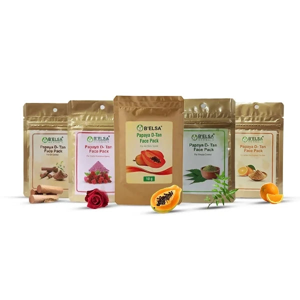 Belsa Herbals Organic Papaya De Tan Combo Pack