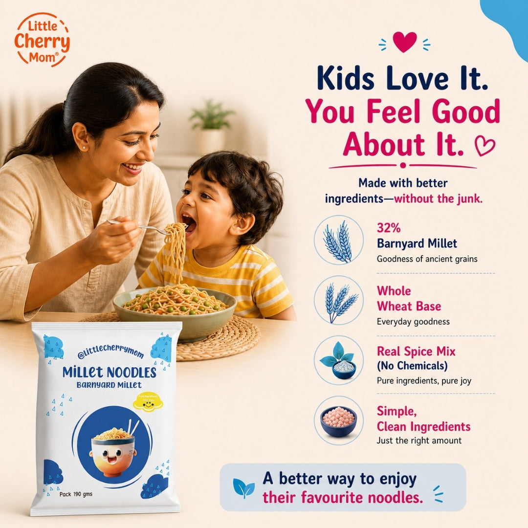 Littlecherrymom Barnyard Millet Instant Noodles