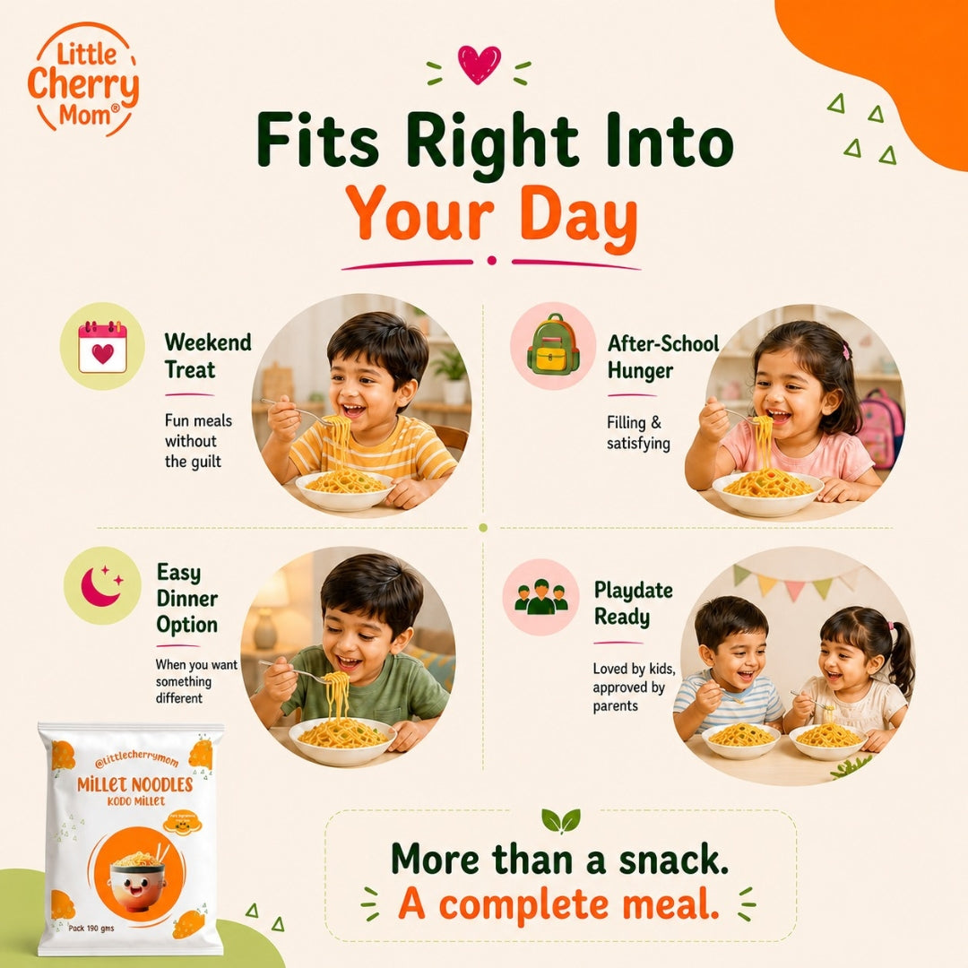 Littlecherrymom Kodo Millet Instant Noodles