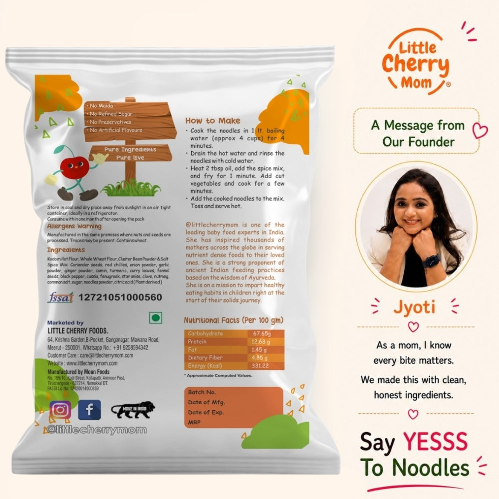 Littlecherrymom Kodo Millet Instant Noodles