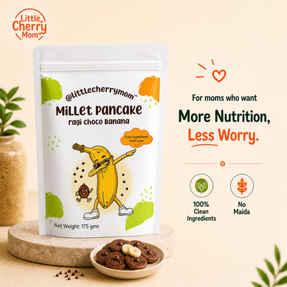 Littlecherrymom Pancake Mix Ragi Choco Banana