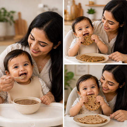 Littlecherrymom Sprouted Ragi Flour