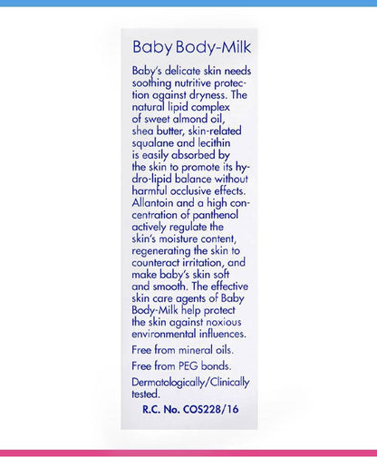 Sebamed Baby Body Milk For Dry Skin, Daily Moisturisation