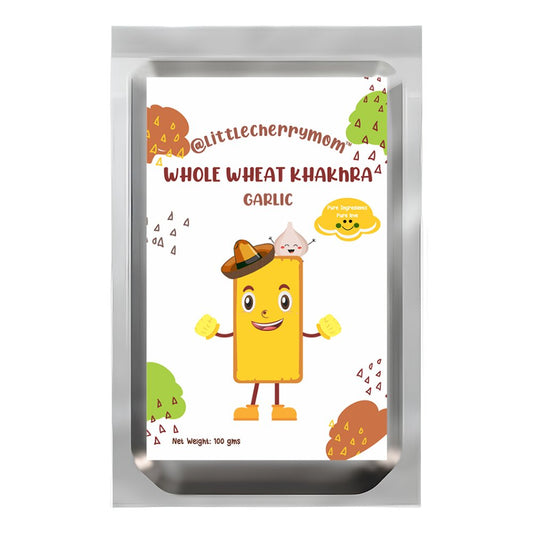 Littlecherrymom Whole Wheat Khakhra ?Garlic