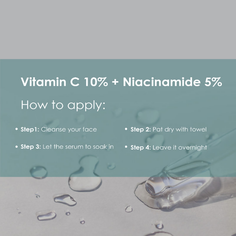 The Body Temple Vitamin C 10% + Niacinamide 5% Face Serum