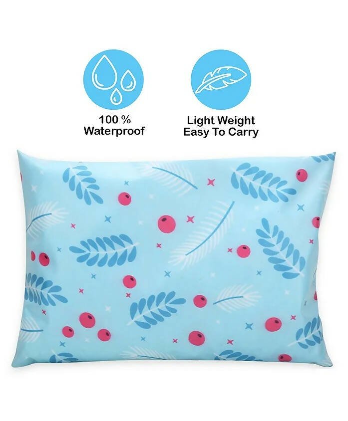 AHC New Born Baby Waterproof Bathing Pillow with Bean Filling for Bathing Chair/Tub/Sheet- Printed